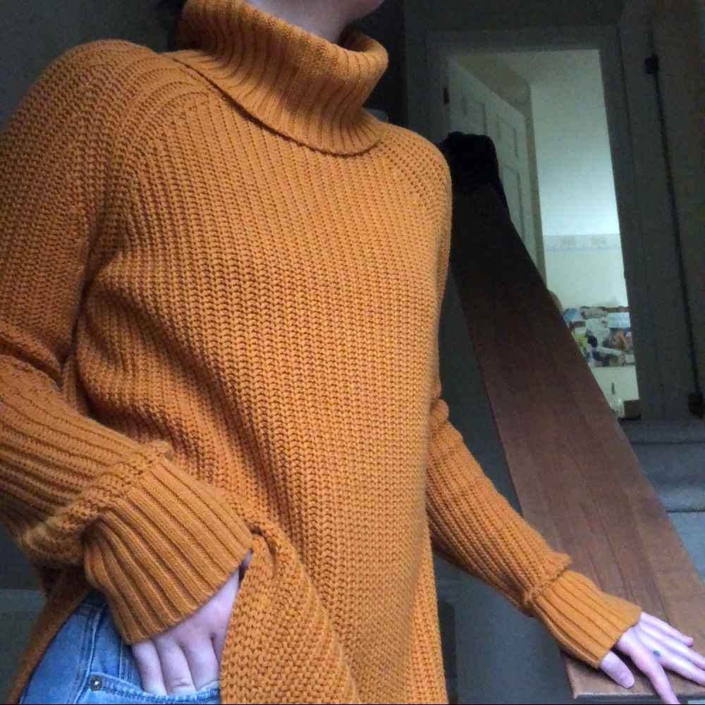 SILENCE + NOISE Chunky Knit Turtleneck